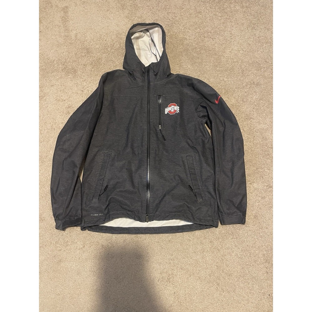 Nike Ohio State Storm Fit Jacket Grey Size Small